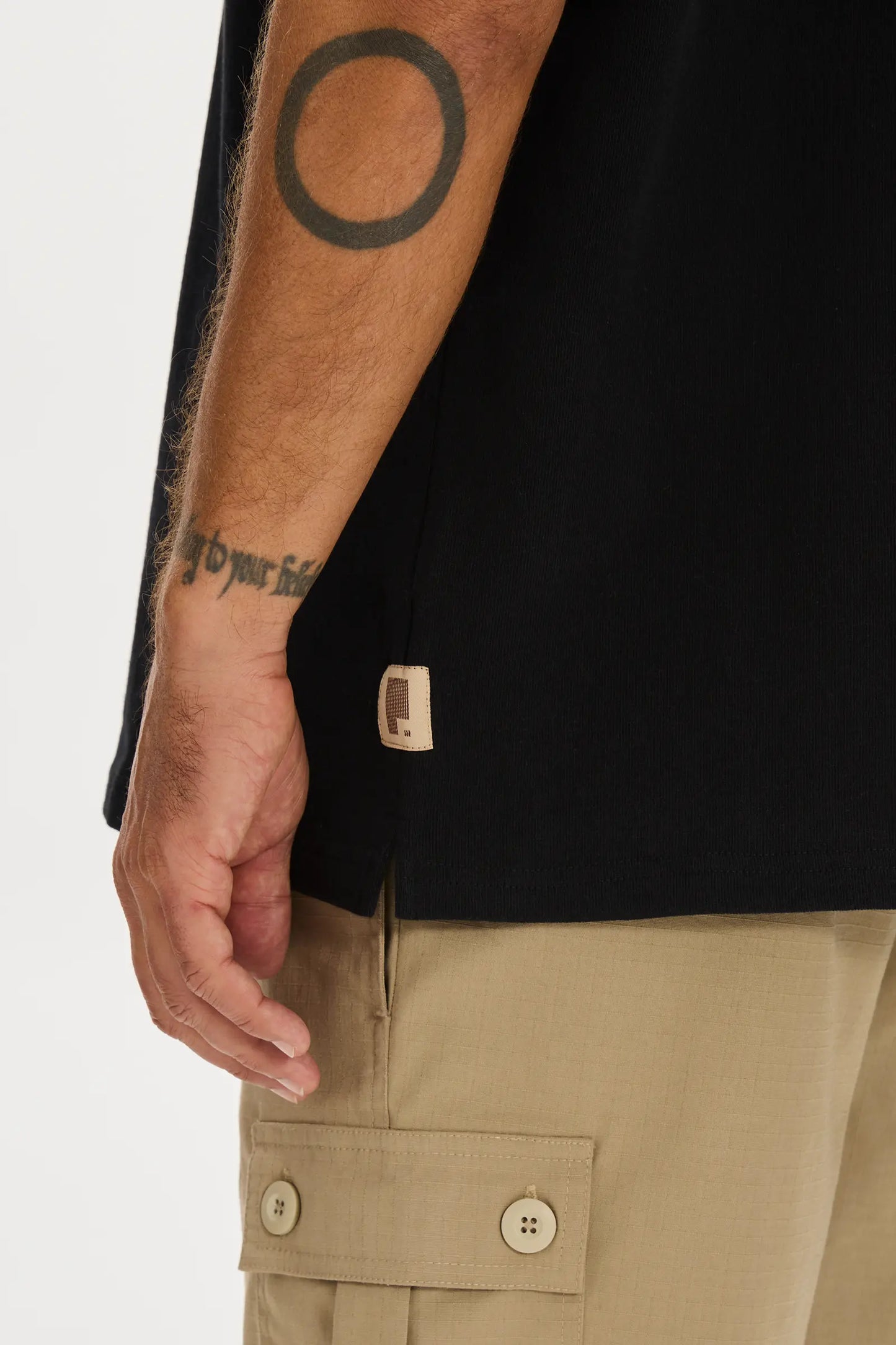 Heavy Oversized Pagi Tee Black