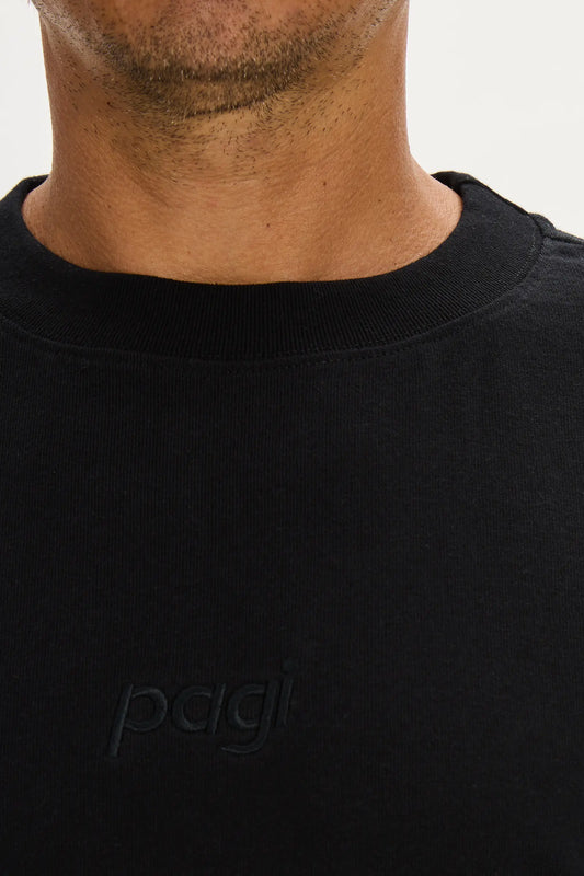 Heavy Oversized Pagi Tee Black
