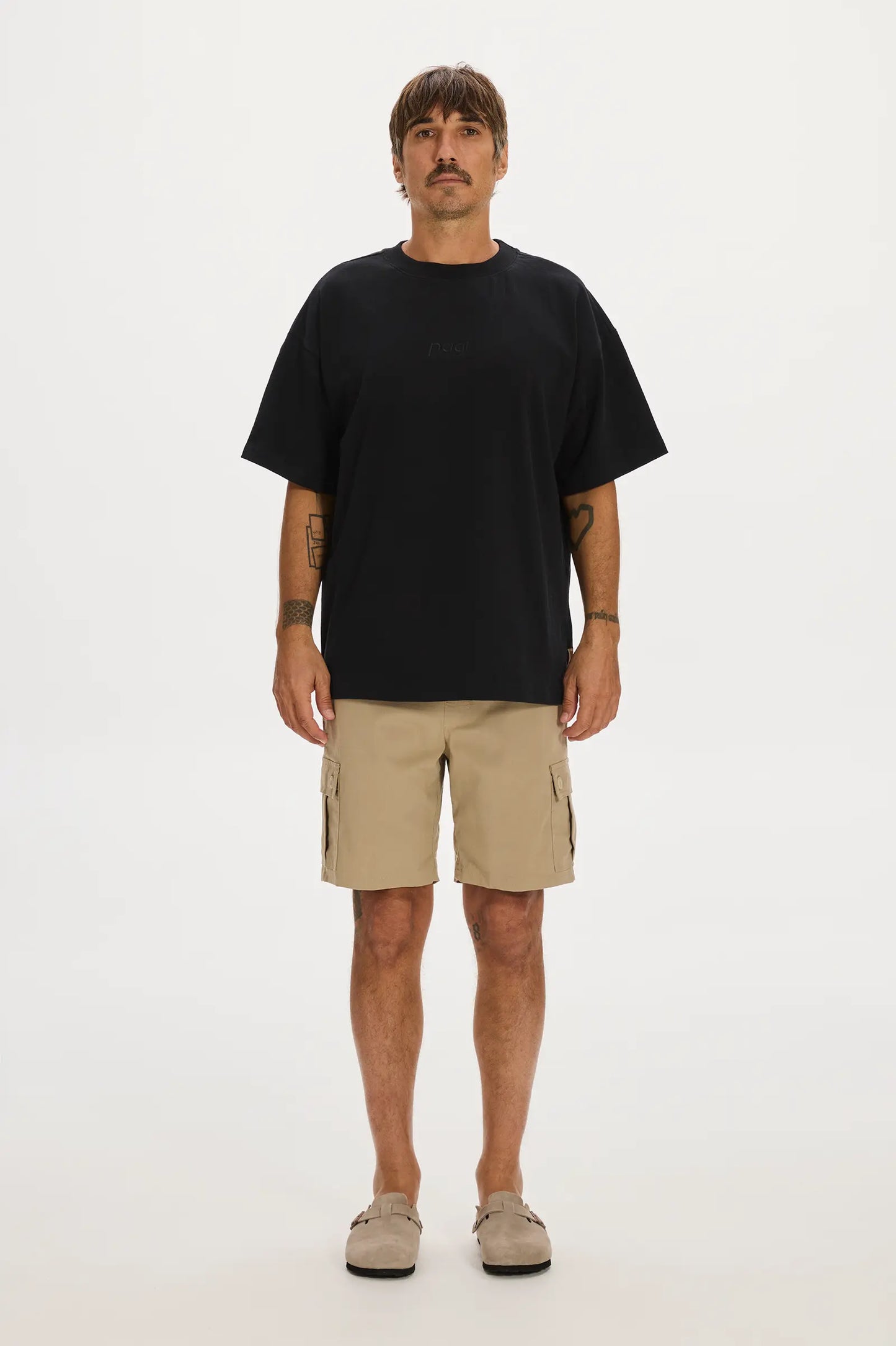 Heavy Oversized Pagi Tee Black