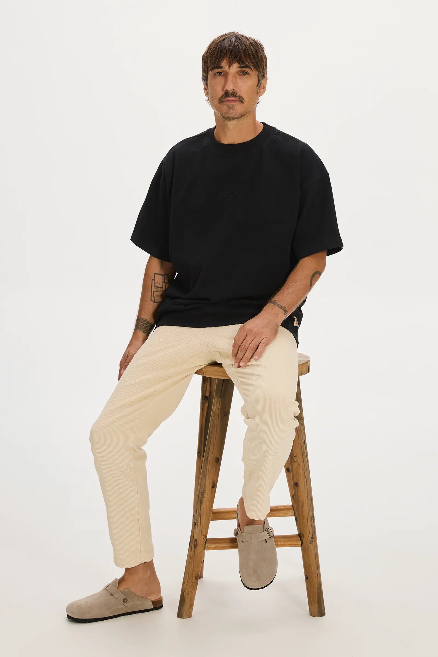 Heavy Oversized Pagi Tee Black