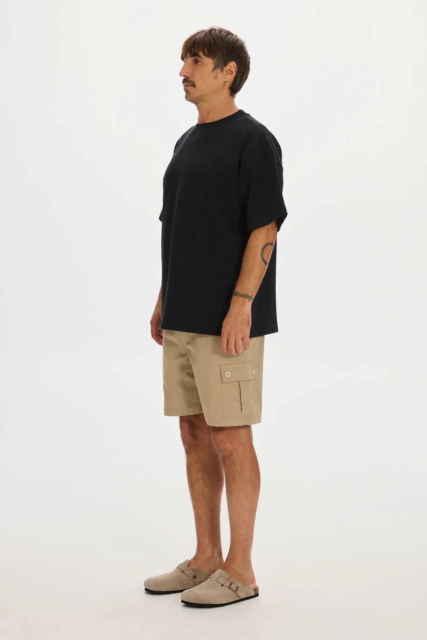 Heavy Oversized Pagi Tee Black