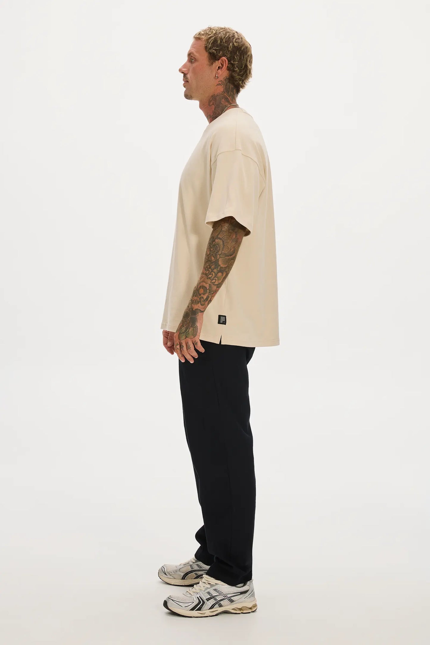 Heavy Oversized Pagi Tee Beige