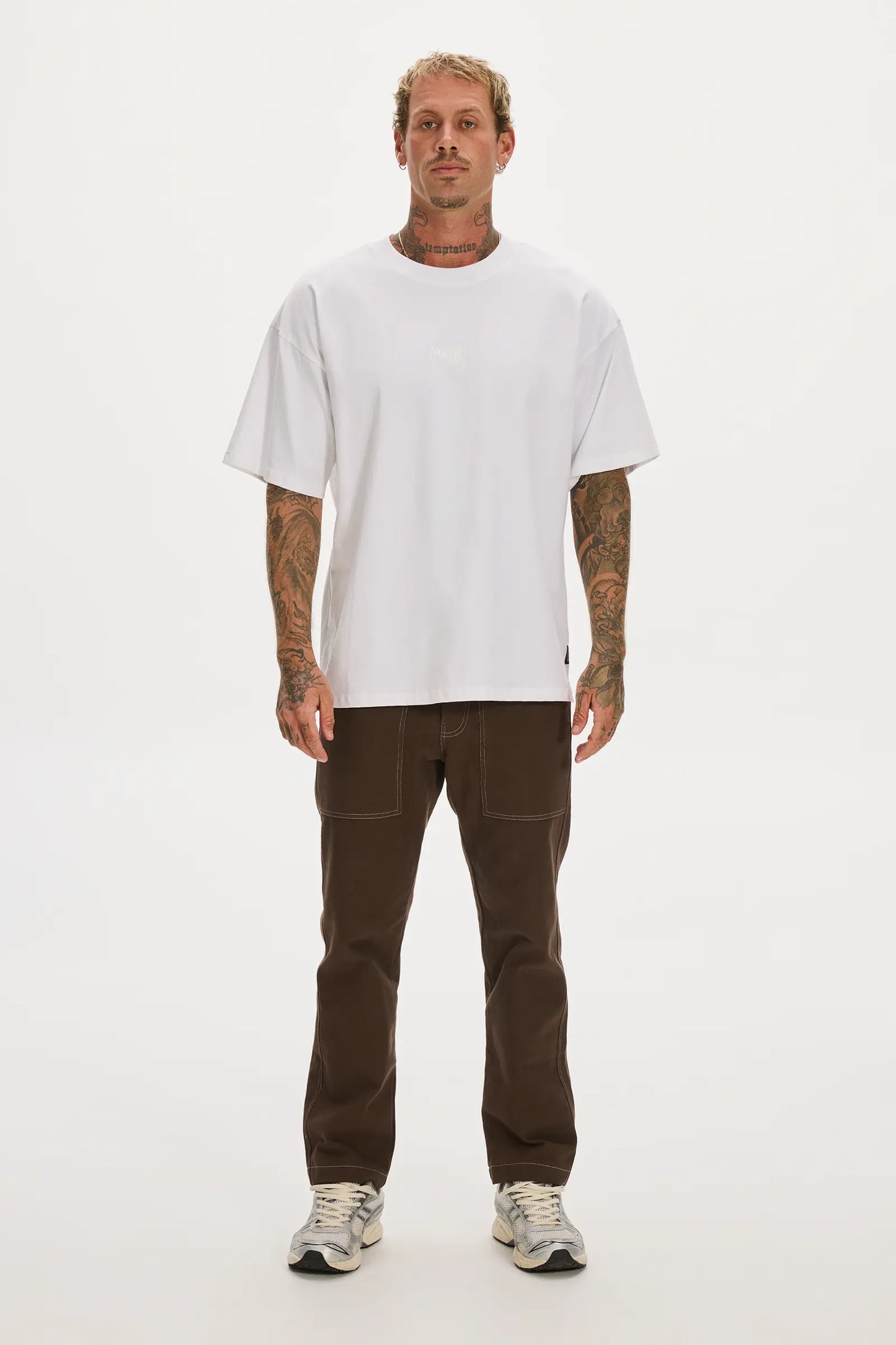 Oversized Pagi Tee White