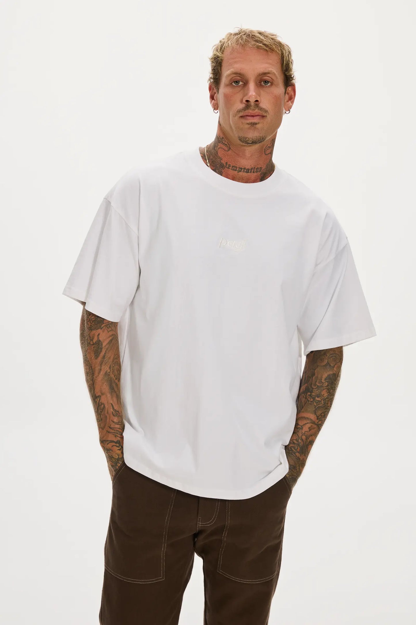 Oversized Pagi Tee White
