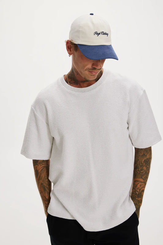 Dad's Cap White & Deep Blue