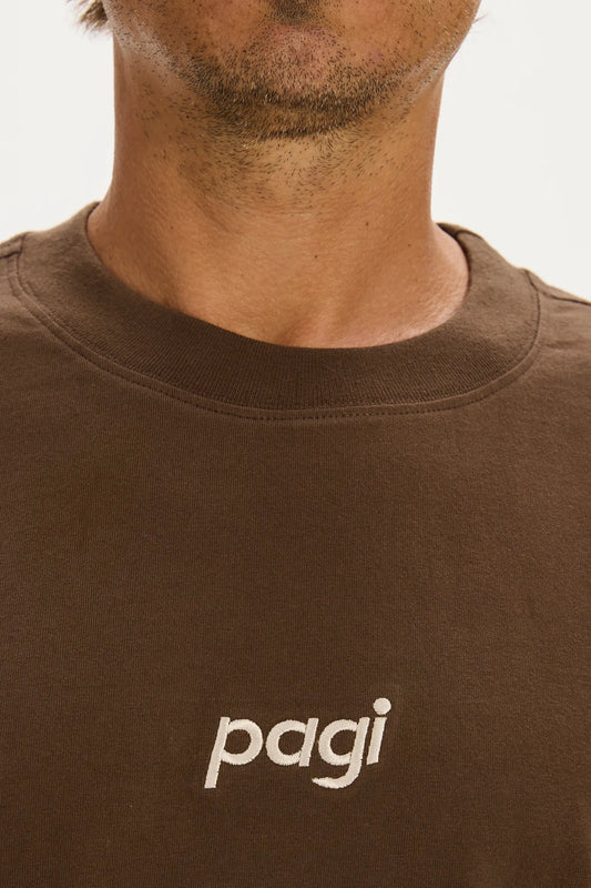 Oversized Pagi Tee Brown